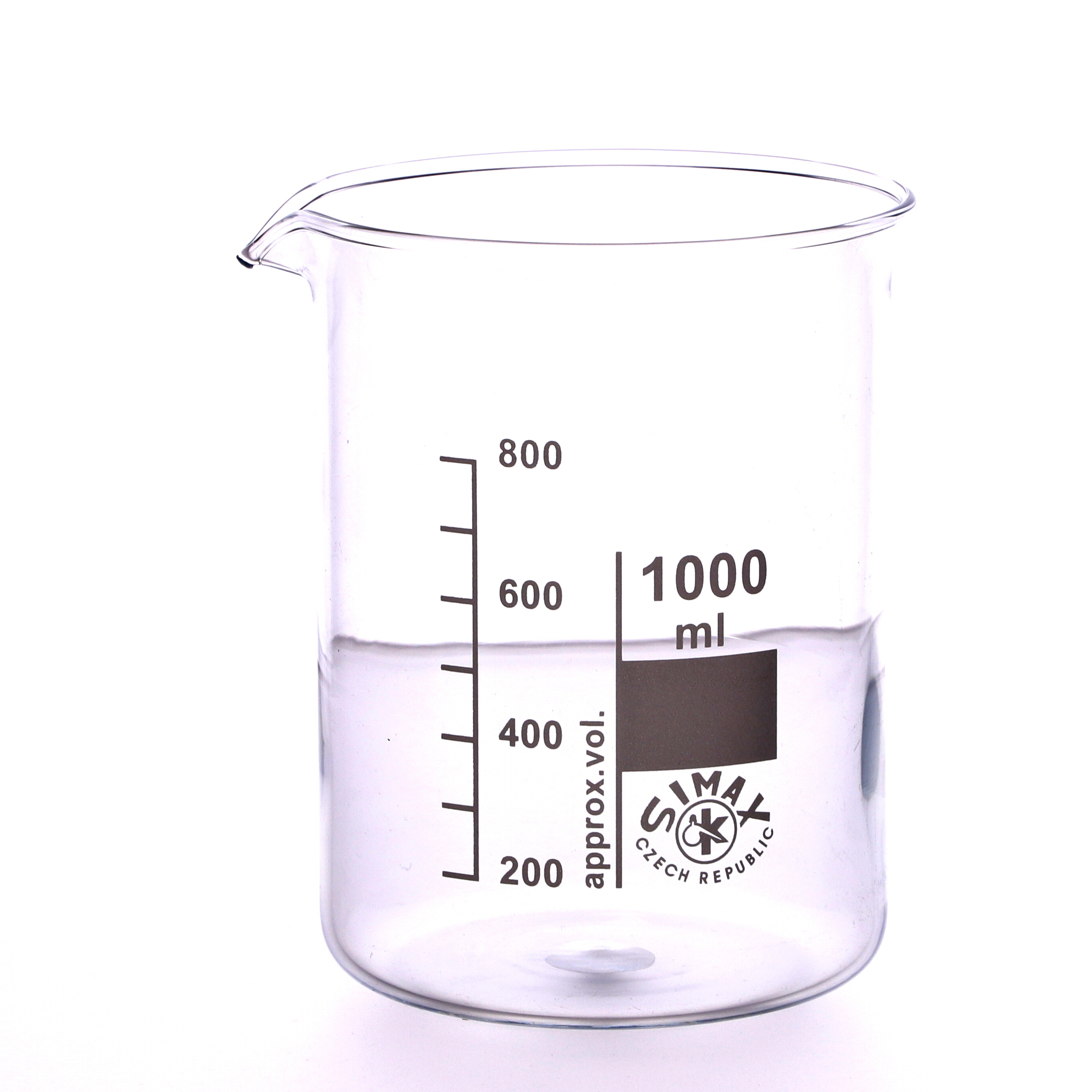 E8l10959 Simax® Glass Beaker Squat Form 1000ml Pack Of 10 Findel International 8065